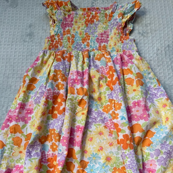 Gymboree Butterfly Blossom Floral Smock Dress 4T - Picture 5 of 6